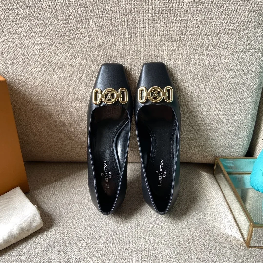 Louis Vuitton Rotary Pump Black LV 1AAE24
