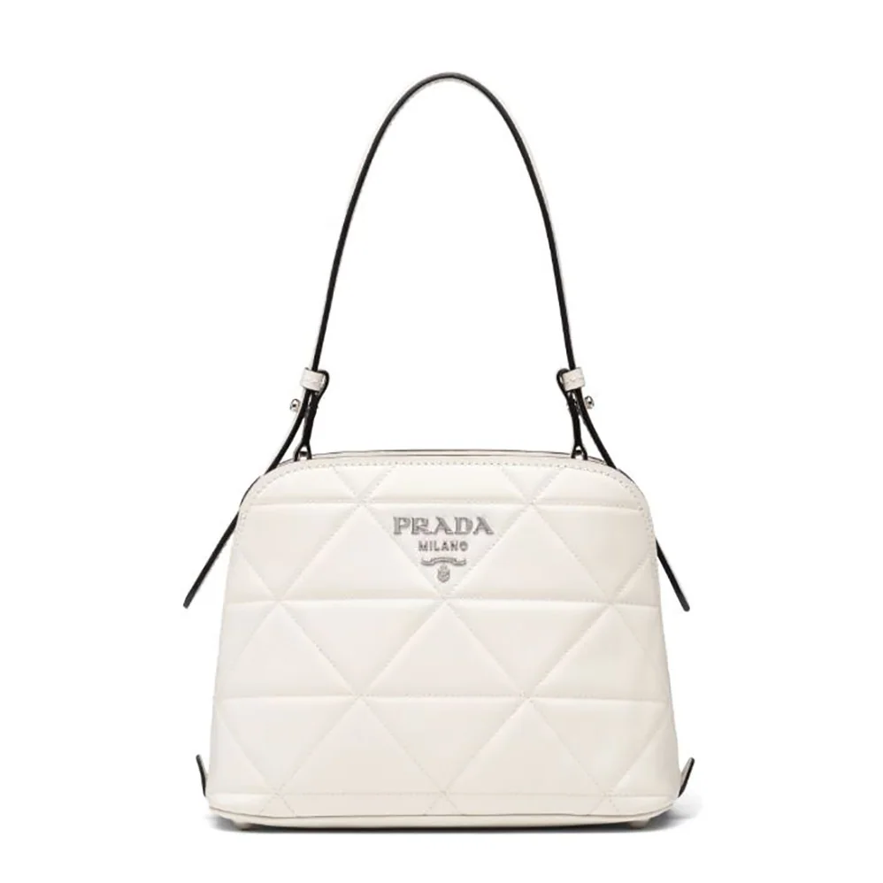 Prada Spectrum Small Leather Bag for Women in White Prada Spectrum Small Leather Bag for Women in White