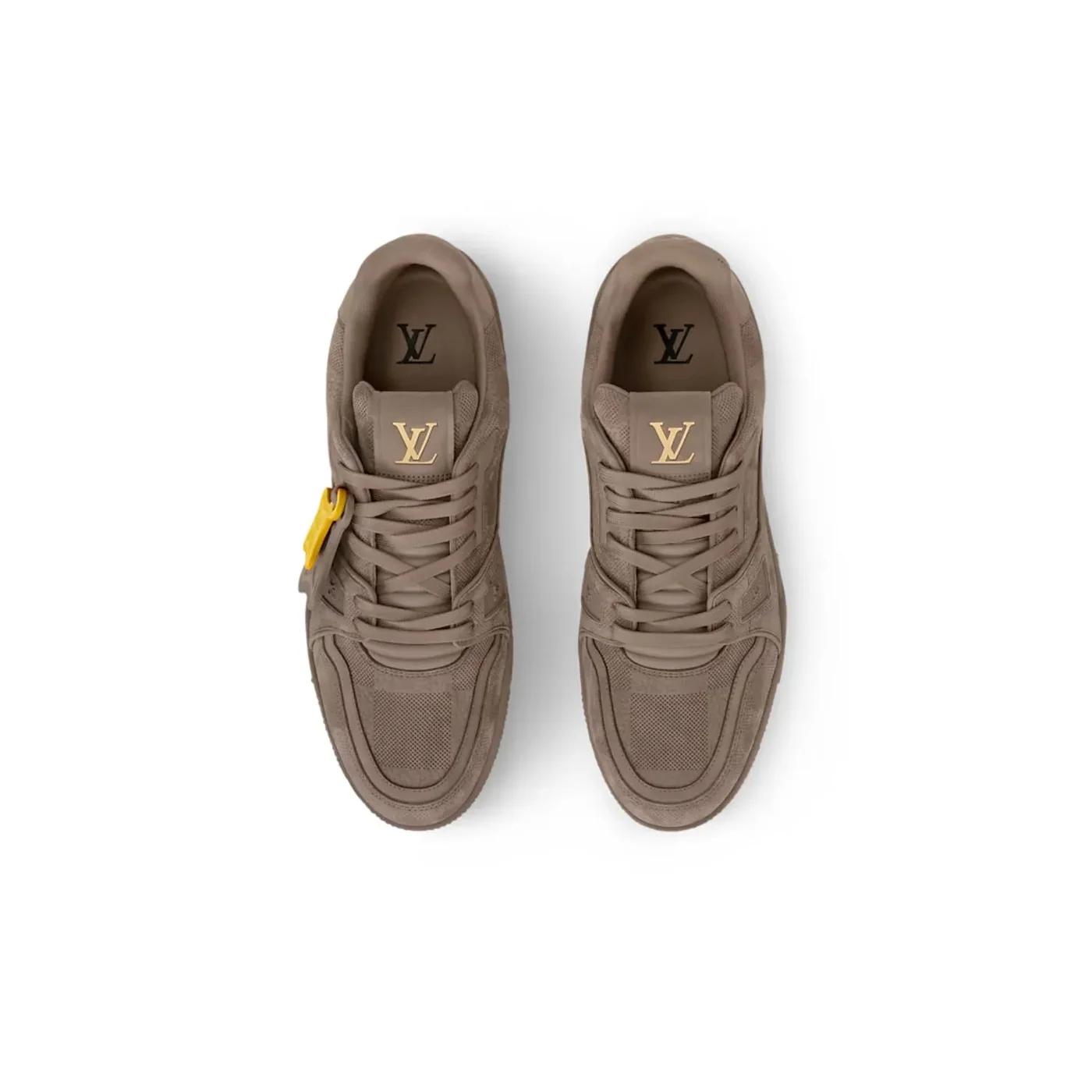 Louis Vuitton Trainer Sneaker Taupe Brown - 1AH618 Louis Vuitton Trainer Sneaker Taupe Brown - 1AH618