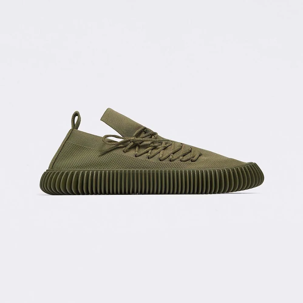 Bottega Veneta Ripple Tech Knit Lace-up Sneakers for Unisex in Green Bottega Veneta Ripple Tech Knit Lace-up Sneakers for Unisex in Green