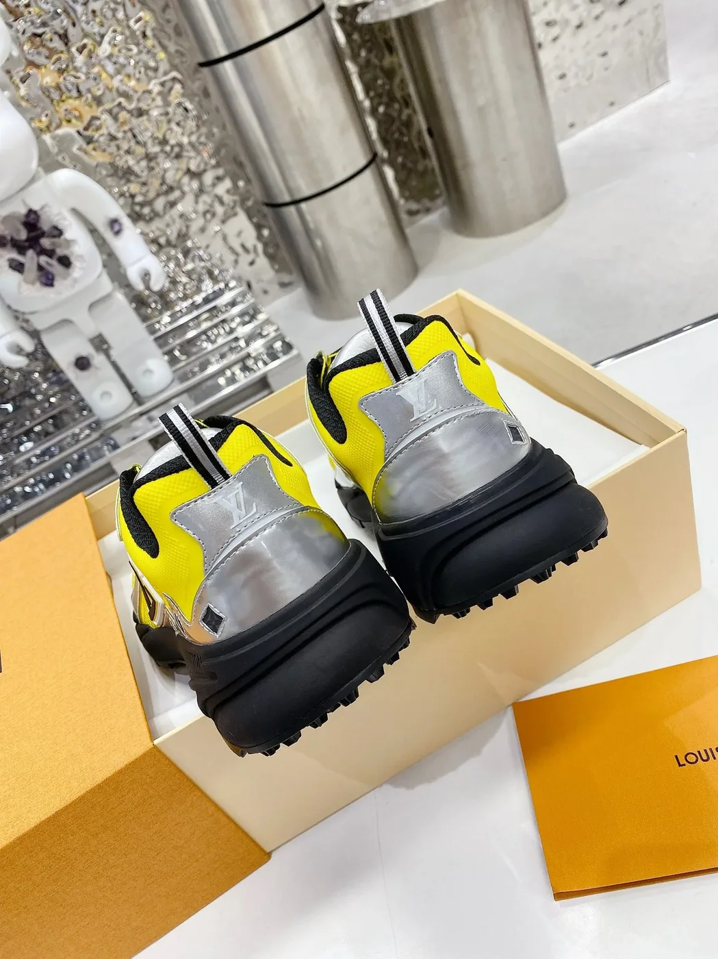 Louis Vuitton LV Runner Tatic Sneaker Yellow for Men Louis Vuitton LV Runner Tatic Sneaker Yellow for Men