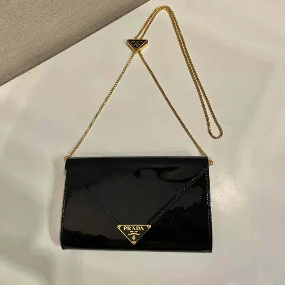 Prada Patent Leather Mini-bag for Women in Black