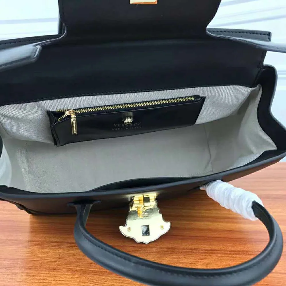 Versace Palazzo Empire Large Bag for Women in Black Versace Palazzo Empire Large Bag for Women in Black