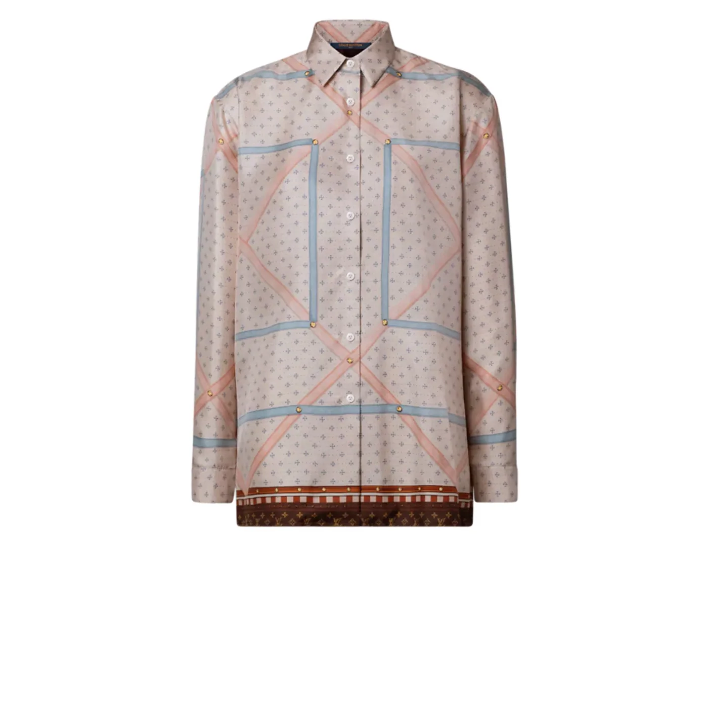 Louis Vuitton Trunk Print Shirt Pink Louis Vuitton Trunk Print Shirt Pink
