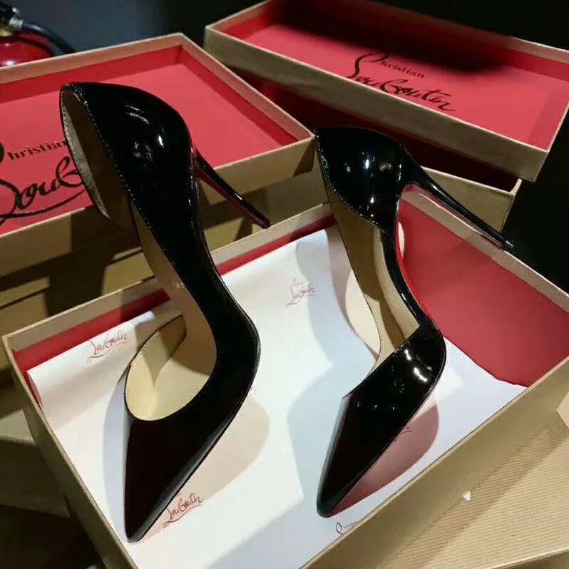 Christian Louboutin Shoes Lriza 100 mm Heel Hight for Women in Black Christian Louboutin Shoes Lriza 100 mm Heel Hight for Women in Black