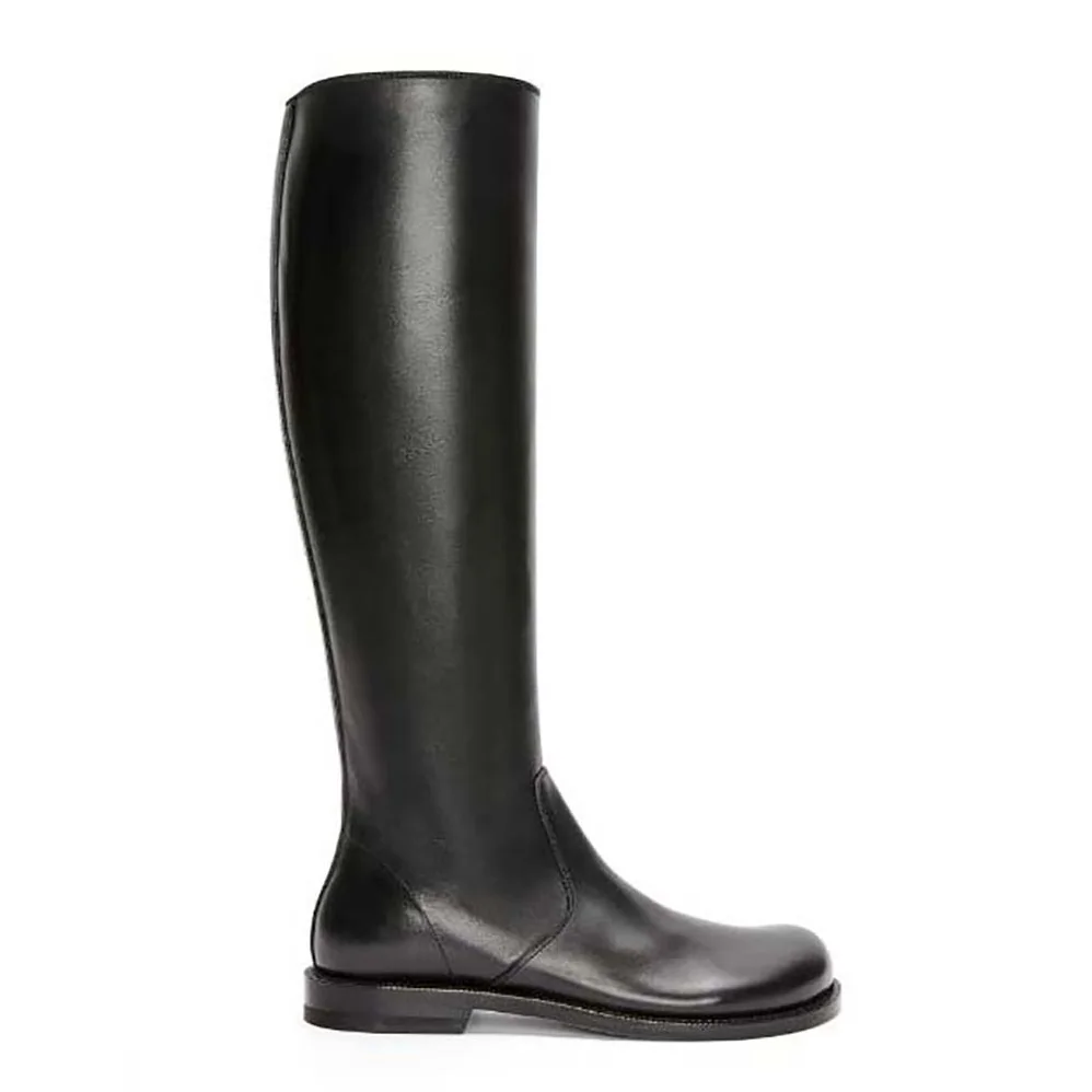 Loewe Campo Boot in Calfskin for Women in Black Loewe Campo Boot in Calfskin for Women in Black