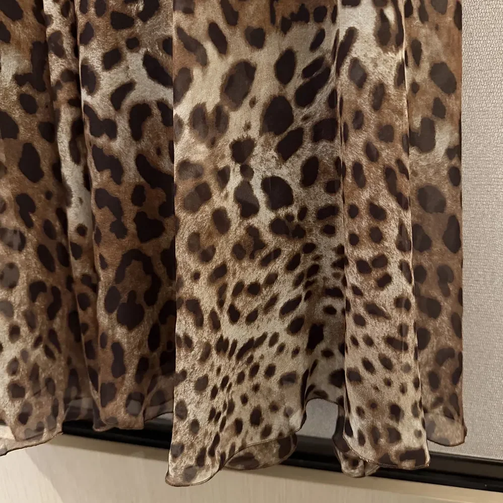 Dolce Gabbana D&G Leopard for Women in Print Chiffon Circle Skirt