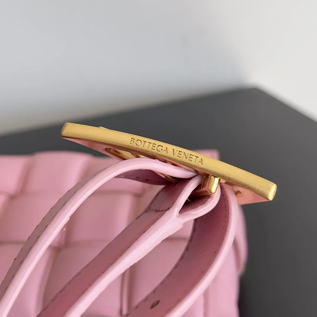 Bottega Veneta Small Padded Cassette Pink Bottega Veneta Small Padded Cassette Pink