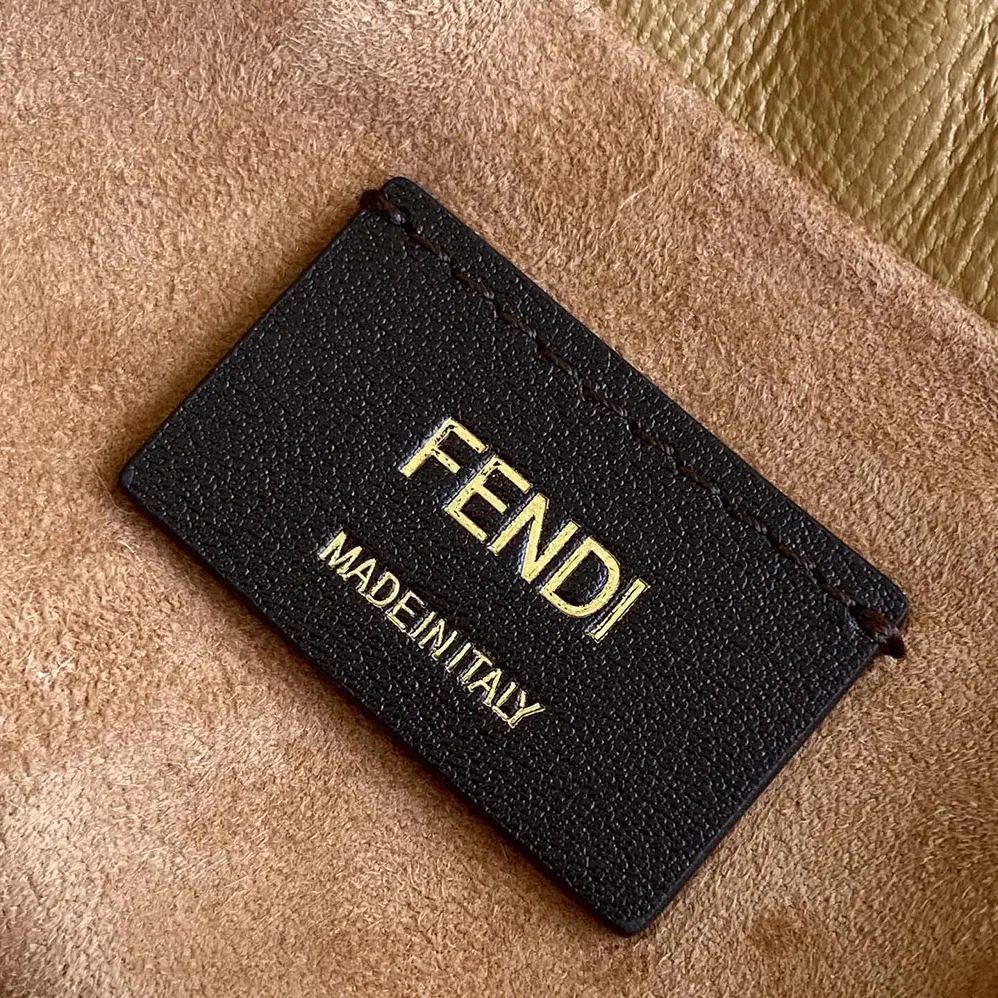 Fendi Mamma Baguette Medium Pale Brown Nappa Leather Bag for Women Fendi Mamma Baguette Medium Pale Brown Nappa Leather Bag for Women