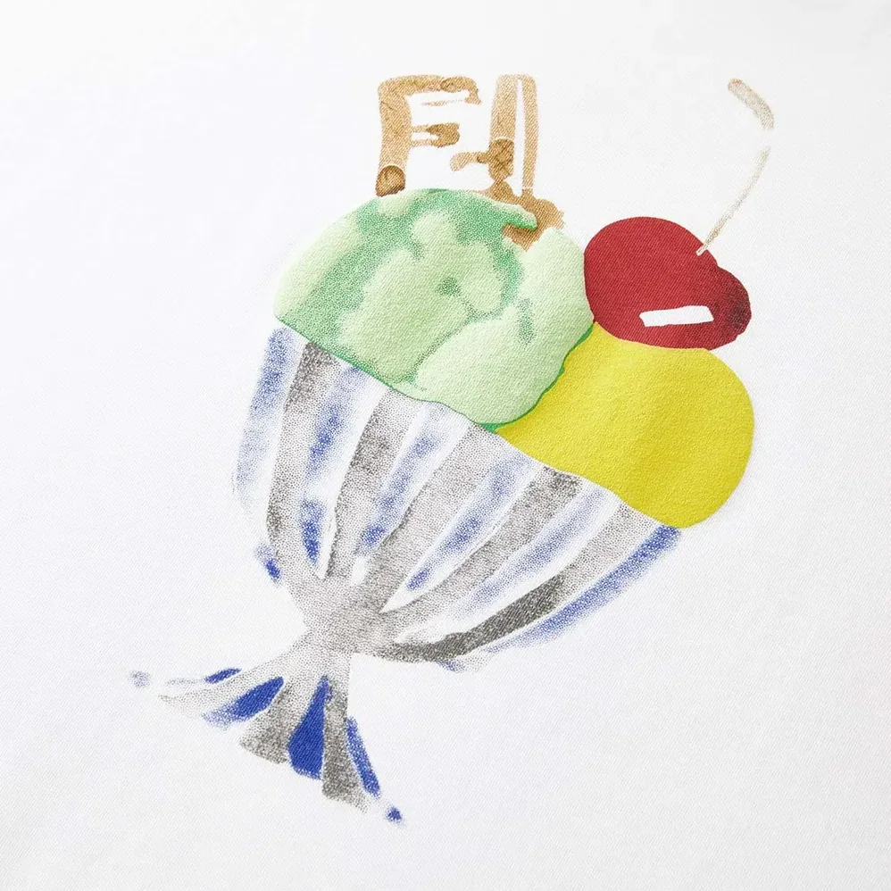 Fendi White Cotton T for Women in shirt