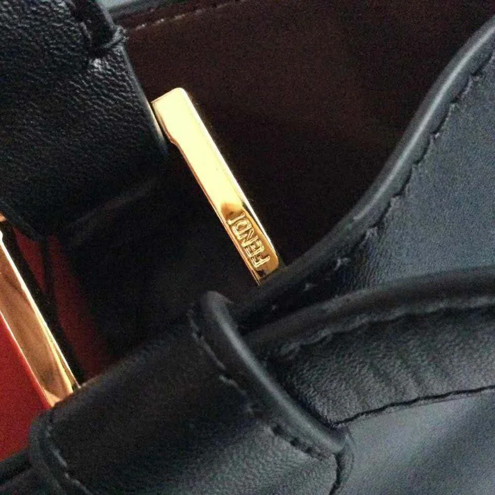 Fendi Peekaboo X-Lite Regular for Women in Black