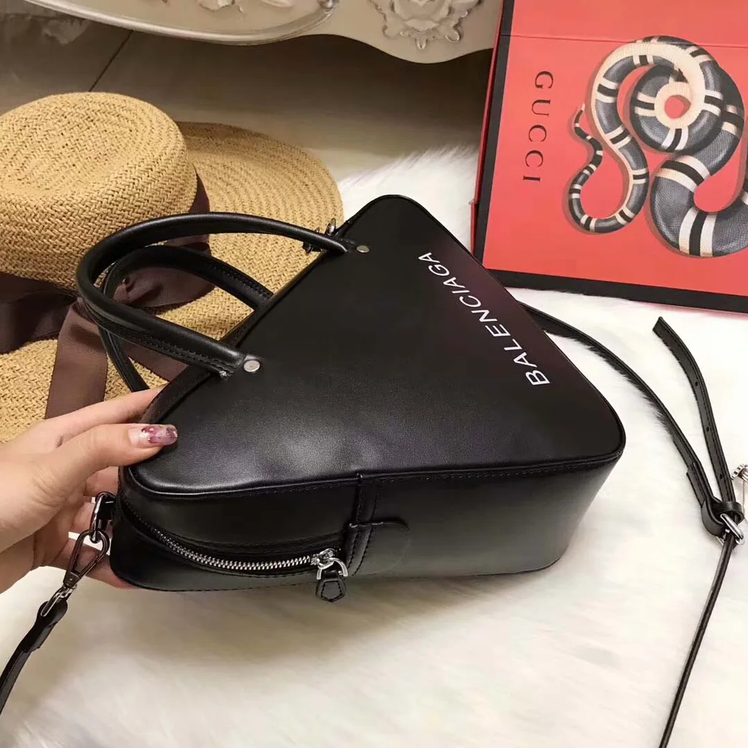 Balenciaga Triangle Duffle Small Calfskin Hand Carry and Shoulder Bag Balenciaga Triangle Duffle Small Calfskin Hand Carry and Shoulder Bag