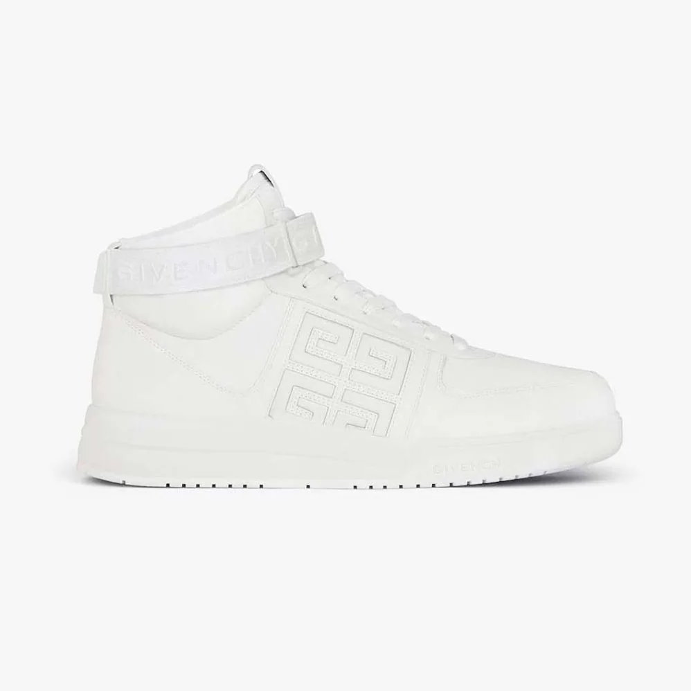 Givenchy G4 High Top Sneakers in Leather for Men in White