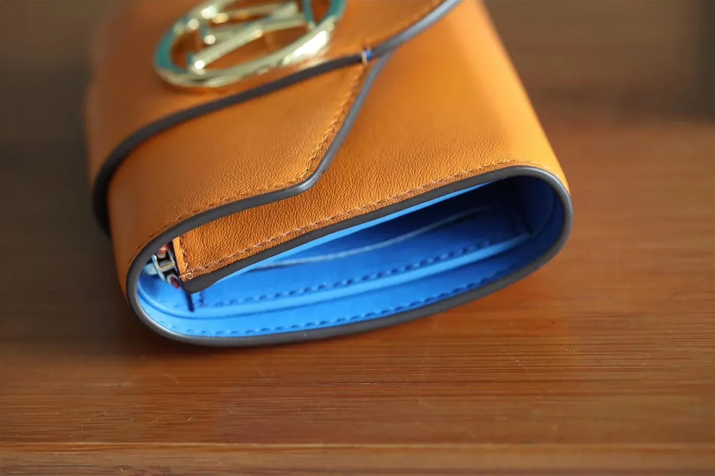 Louis Vuitton Pont 9 Compact Wallet Caramel Brown Louis Vuitton Pont 9 Compact Wallet Caramel Brown
