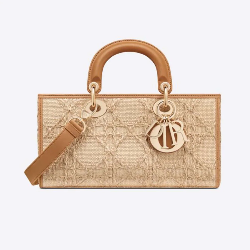 Dior Lady D-Joy Bag Natural Cannage Raffia for Women