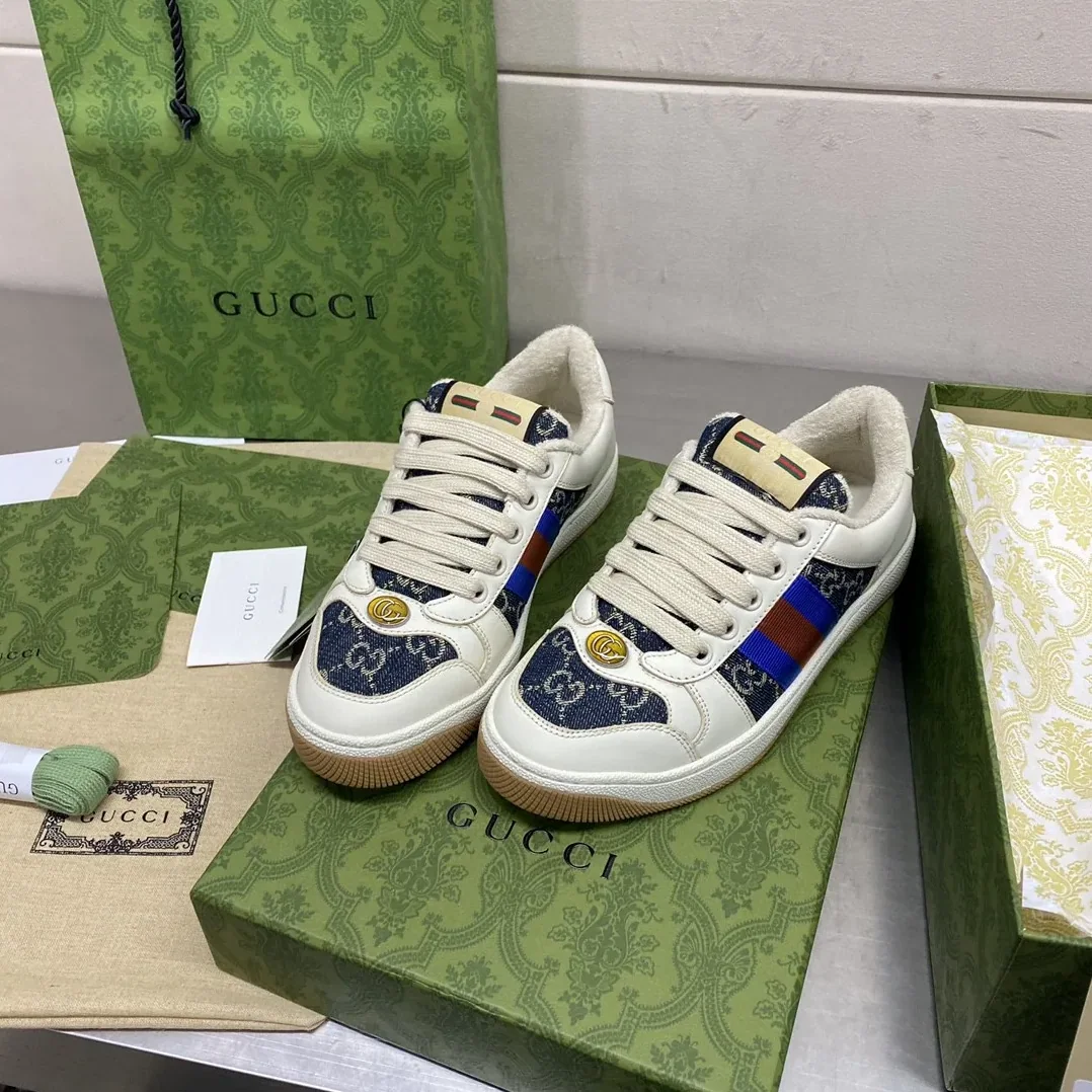 Gucci Screener GG Sneaker White