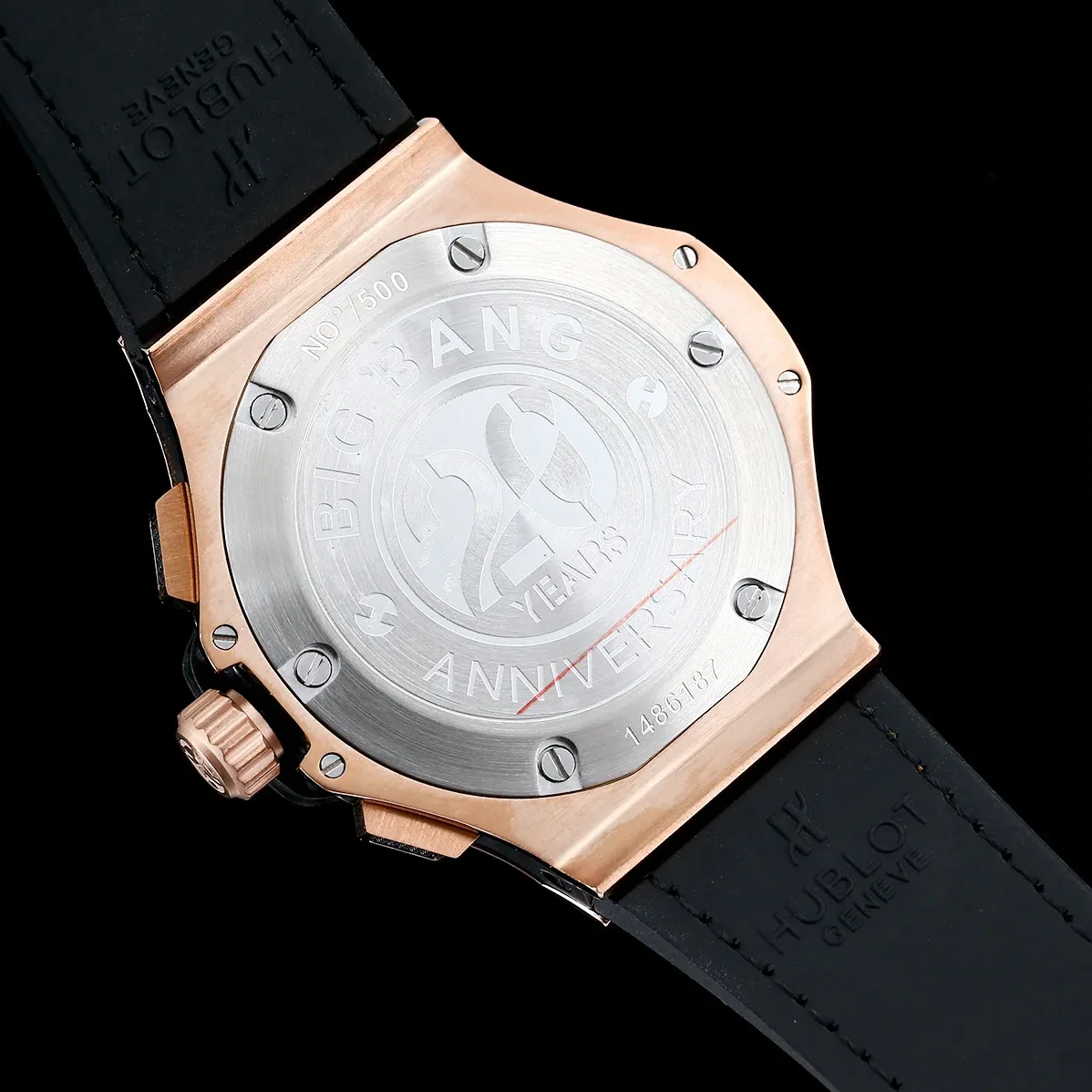 Hublot Big Bang Watch Chronograph Brown Strap Gold Dial Hublot Big Bang Watch Chronograph Brown Strap Gold Dial