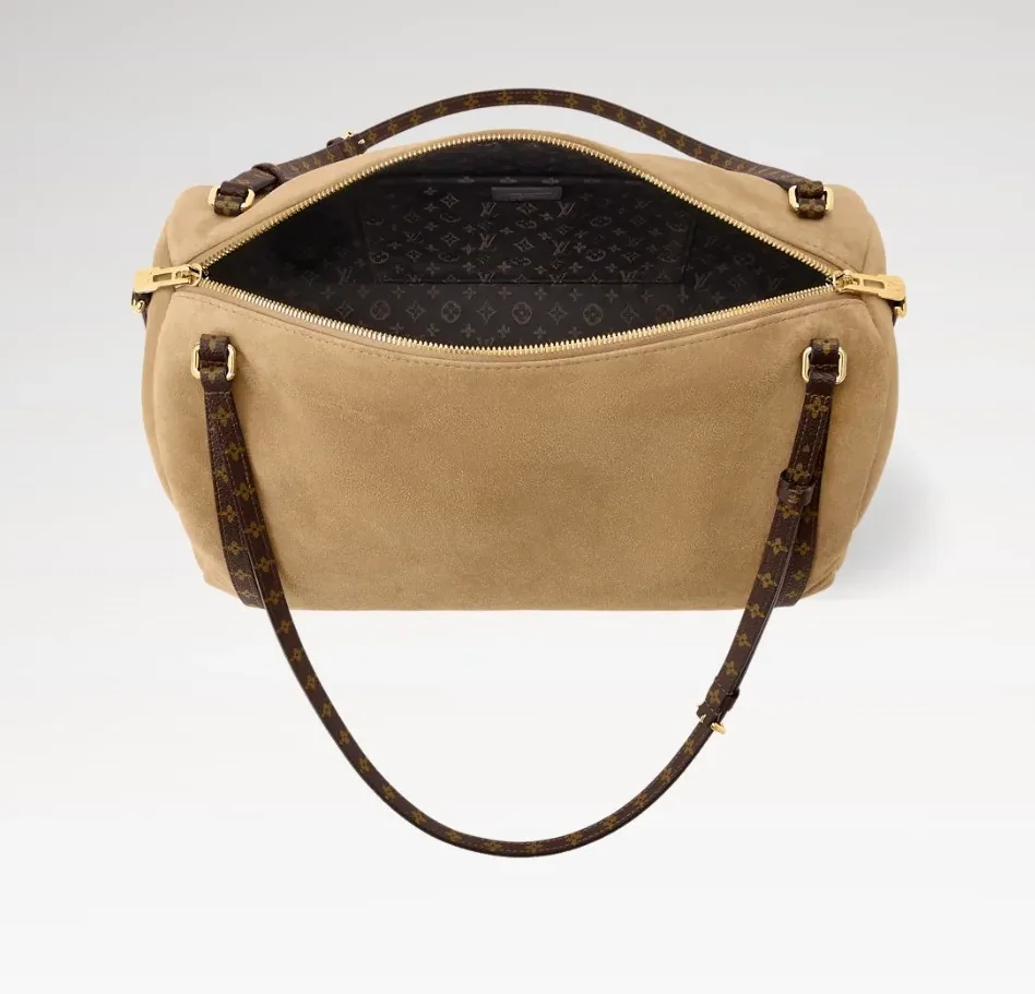Louis Vuitton Express MM Shoulder Bag in Hazelnut Gold Hardware