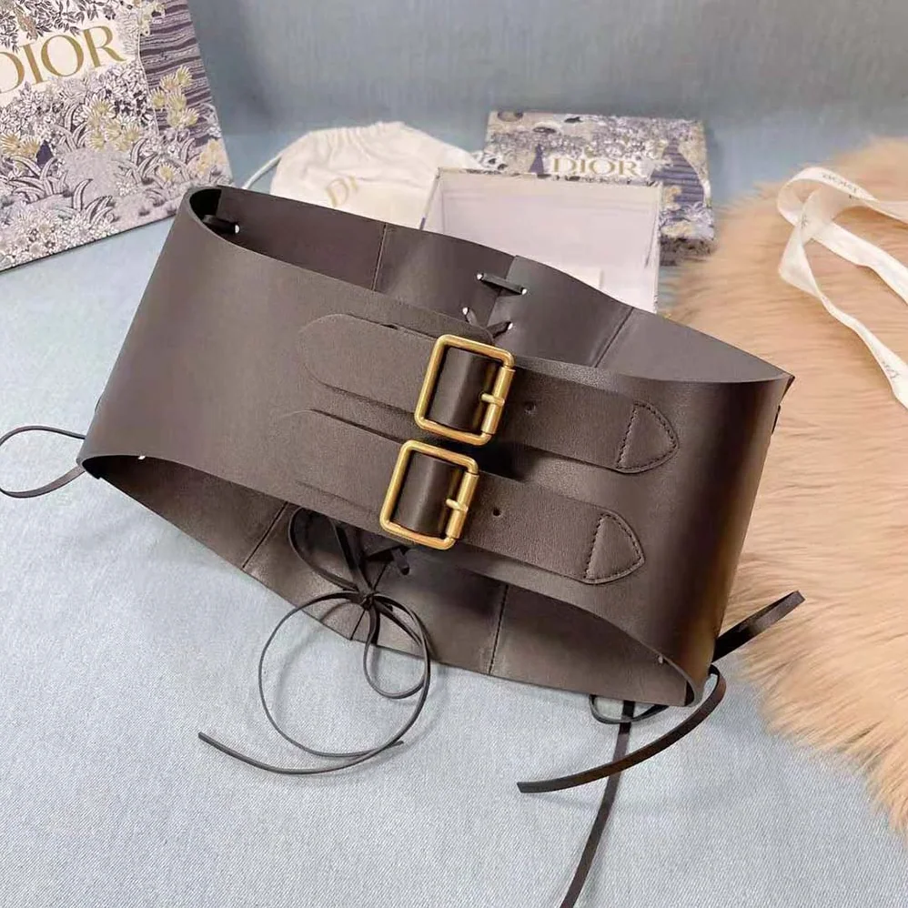 Dior D-Lace Corset Belt Black Smooth Calfskin 26 CM for Women Dior D-Lace Corset Belt Black Smooth Calfskin 26 CM for Women
