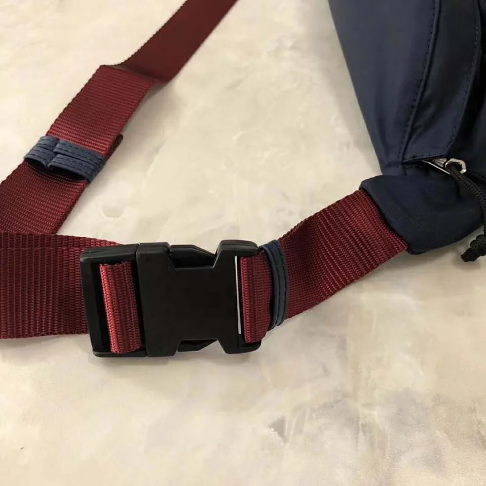 Balenciaga Wheel Beltpack in Navy Nylon and Balenciaga Embroidered for Women