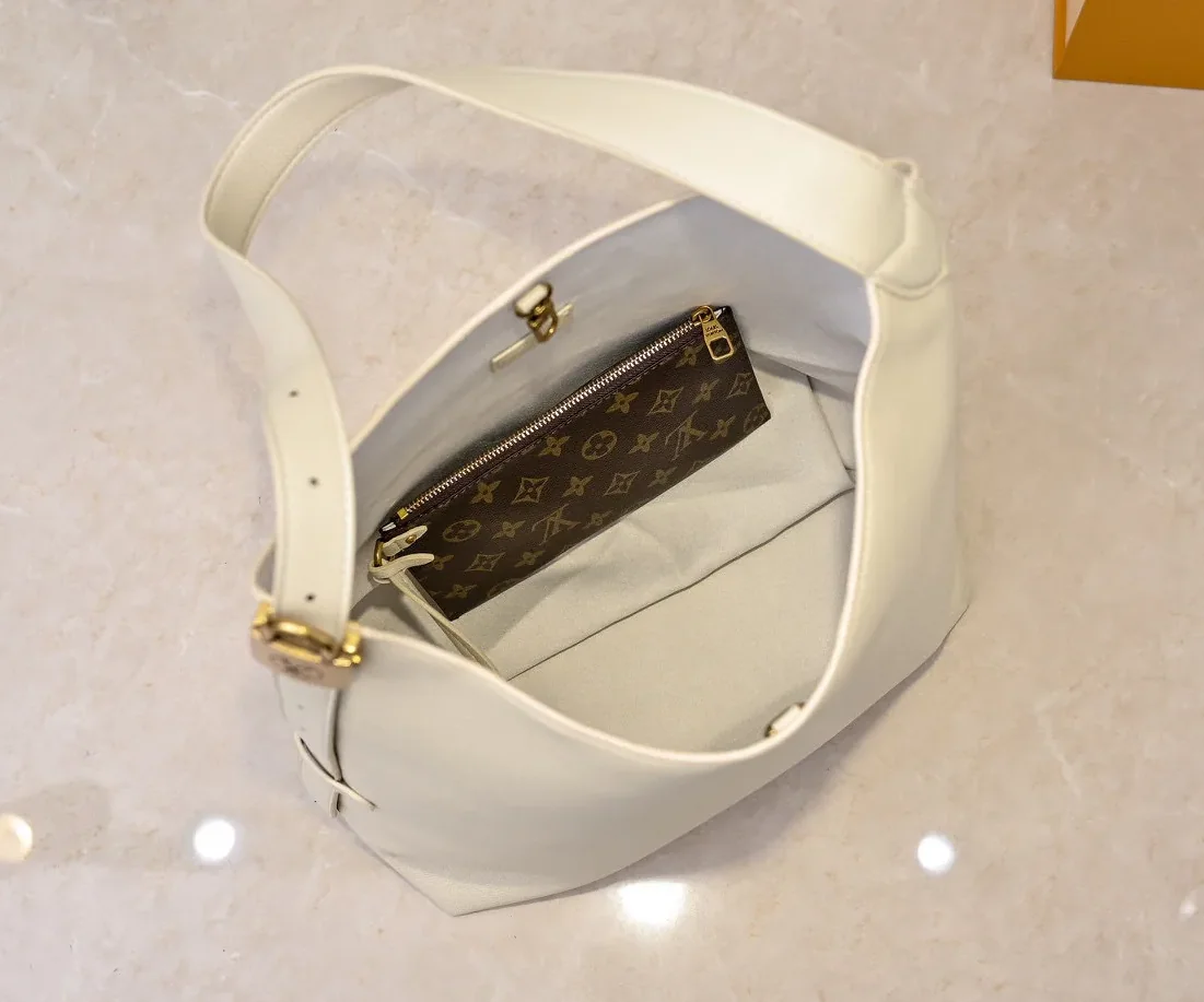Louis Vuitton Low Key Hobo MM Beige / Louis Vuitton Low Key Hobo MM Beige /