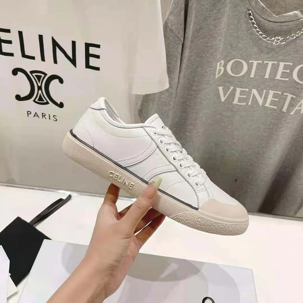Celine As-01 Low Lace-up Celine Alan Sneaker in Calfskin for Unisex