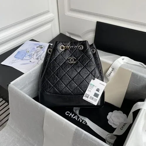 Chanel Gabrielle Backpack Black / Chanel Gabrielle Backpack Black /