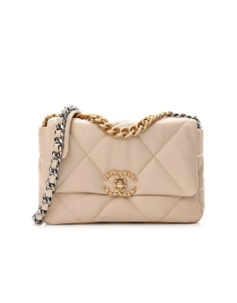 Chanel 19 Flap Bag Beige / Chanel 19 Flap Bag Beige /