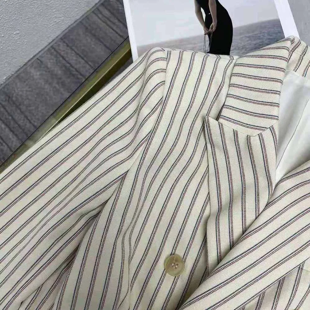 Celine Classic Jacket in Striped Wool for Women Celine Classic Jacket in Striped Wool for Women