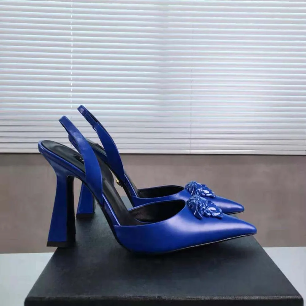 Versace La Medusa Sling for Women in Back Pumps Versace La Medusa Sling for Women in Back Pumps