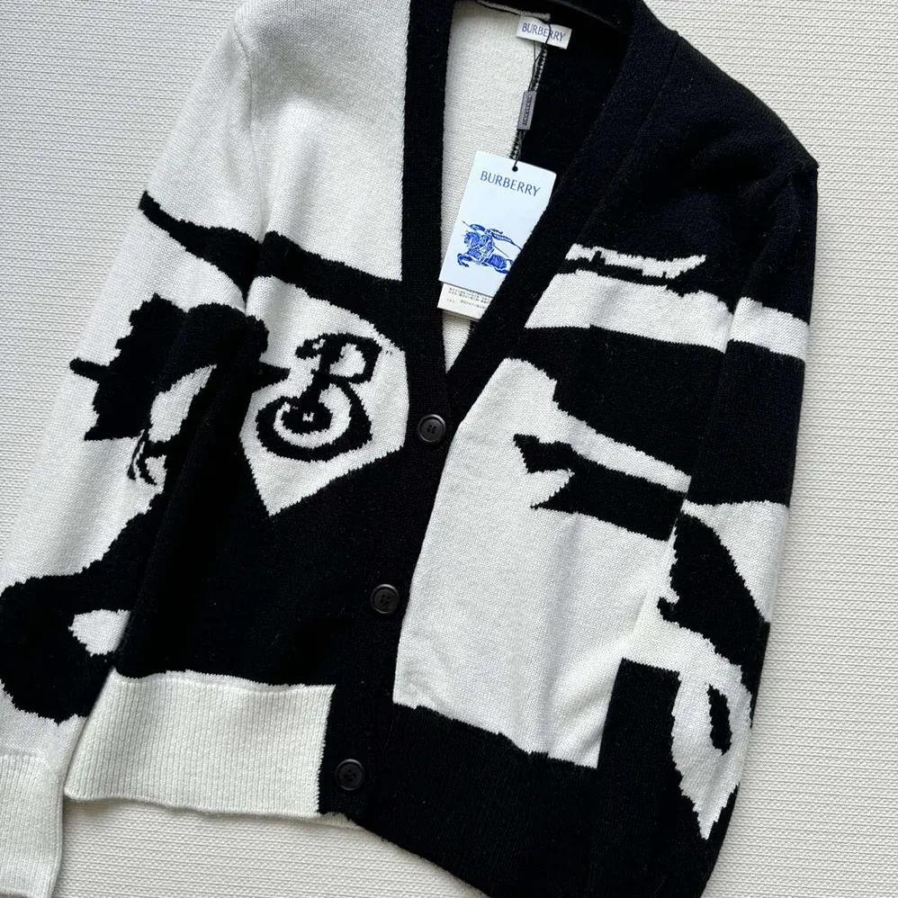 Burberry EKD Cashmere Cardigan for Men