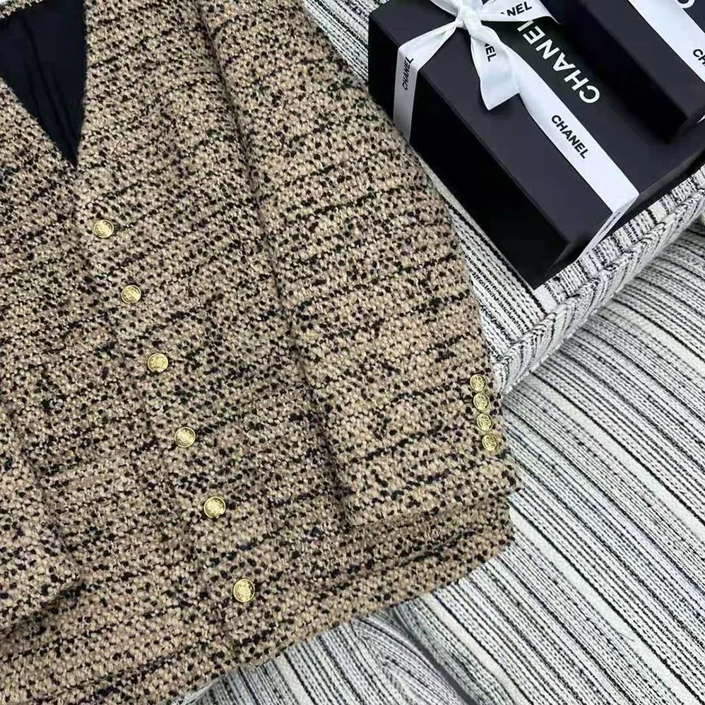 Celine Oversized Cardigan in Tweed for Women