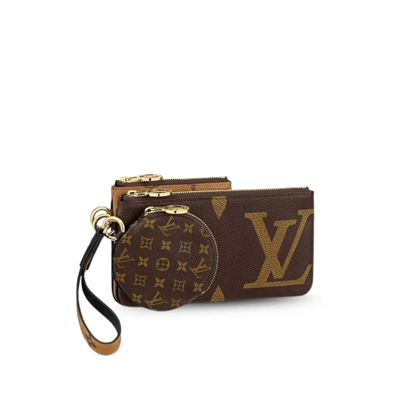 Louis Vuitton Trio Pouch Monogram Reverse /