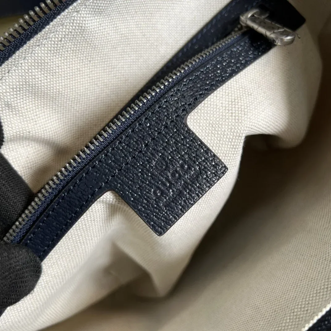Gucci Ophidia GG Small Shoulder Bag Beige And Blue GG Supreme Canvas / Gucci Ophidia GG Small Shoulder Bag Beige And Blue GG Supreme Canvas /
