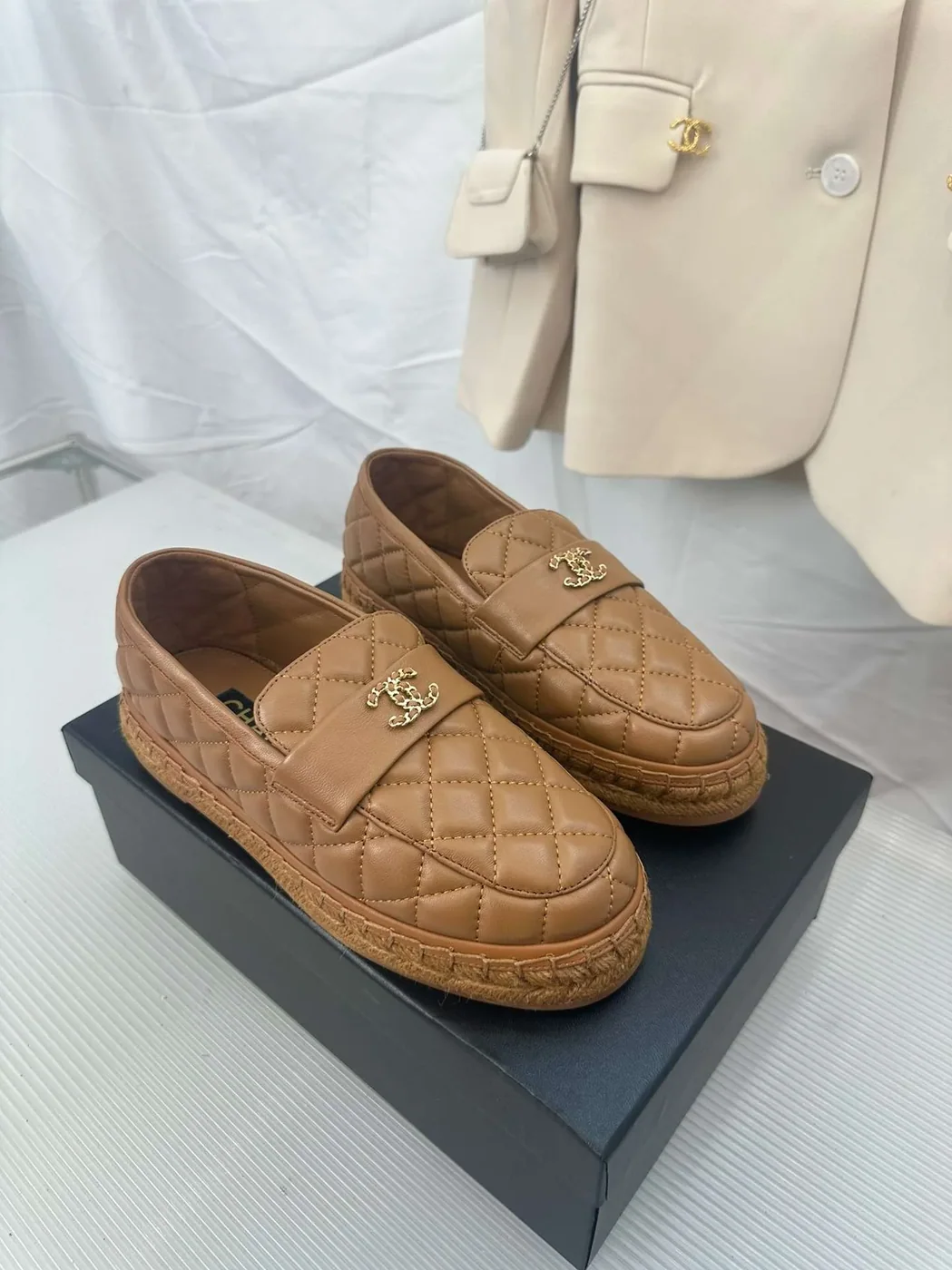 Chanel Double C Buckle Fisherman Loafers Brown Chanel Double C Buckle Fisherman Loafers Brown