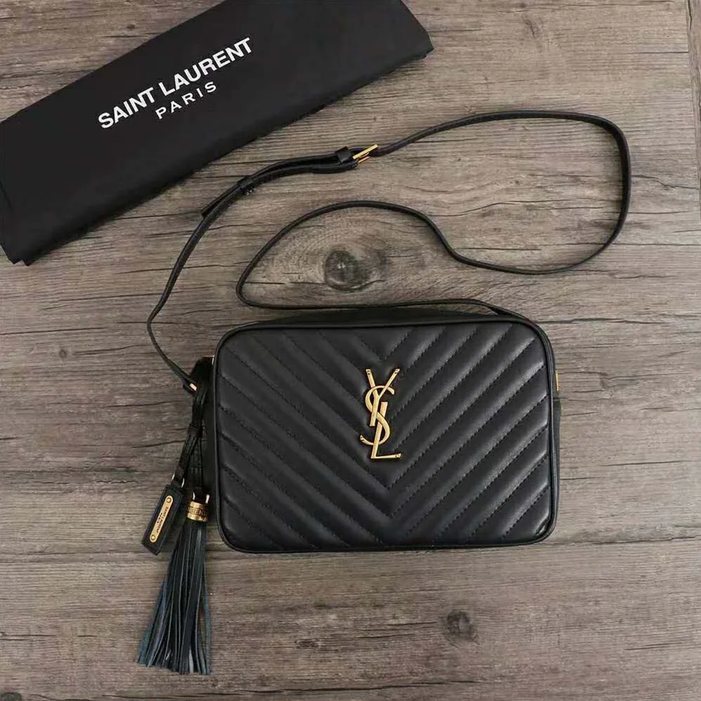 Saint Laurent YSL Lou Camera Bag Matelasse Leather for Women in Gold Saint Laurent YSL Lou Camera Bag Matelasse Leather for Women in Gold