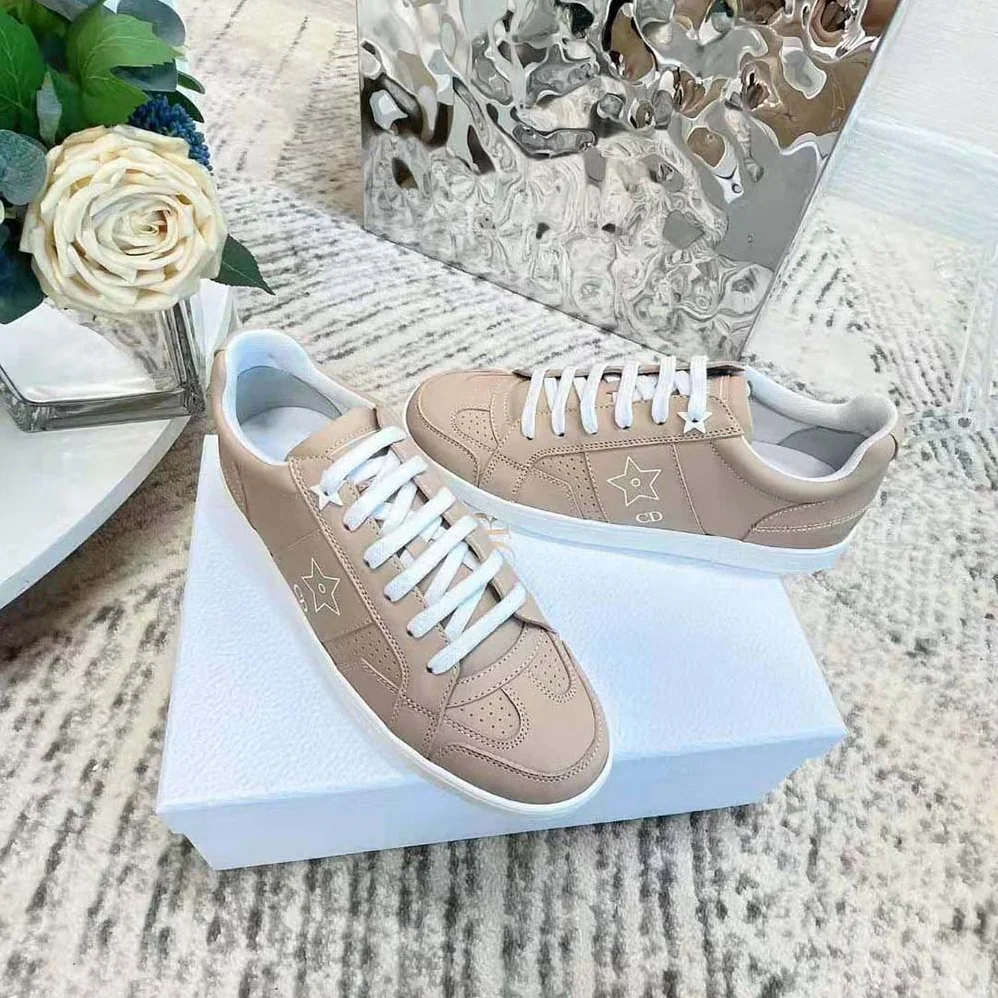 Dior Star Sneaker Nude Calfskin for Women Dior Star Sneaker Nude Calfskin for Women