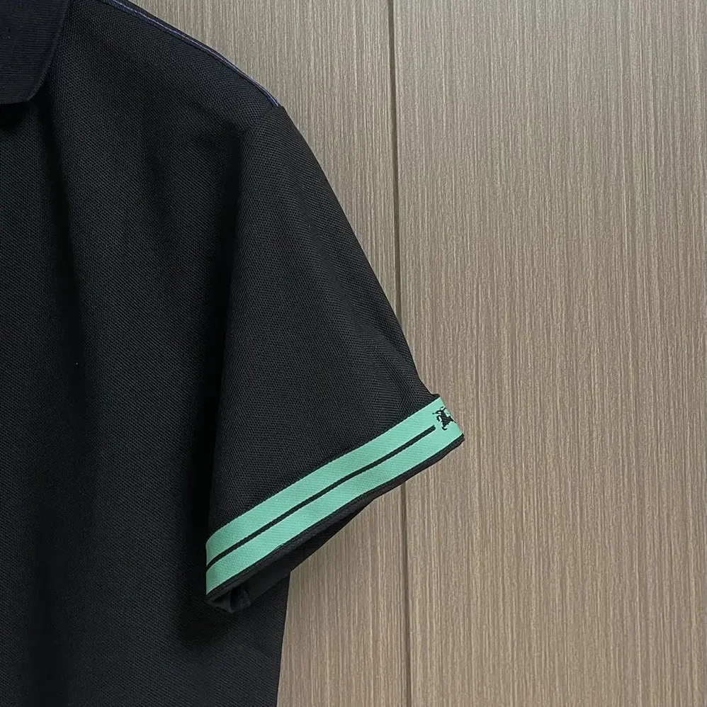 Burberry Cotton Polo Shirt for Men in Black