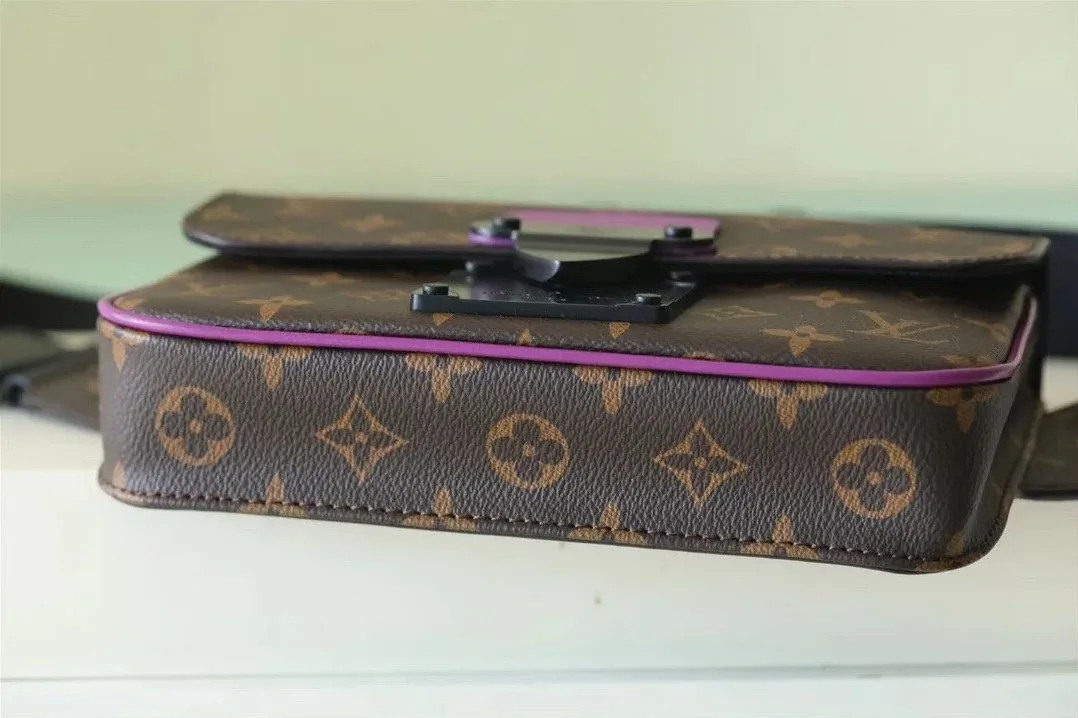 Louis Vuitton S-Lock Sling Monogram Macassar Purple