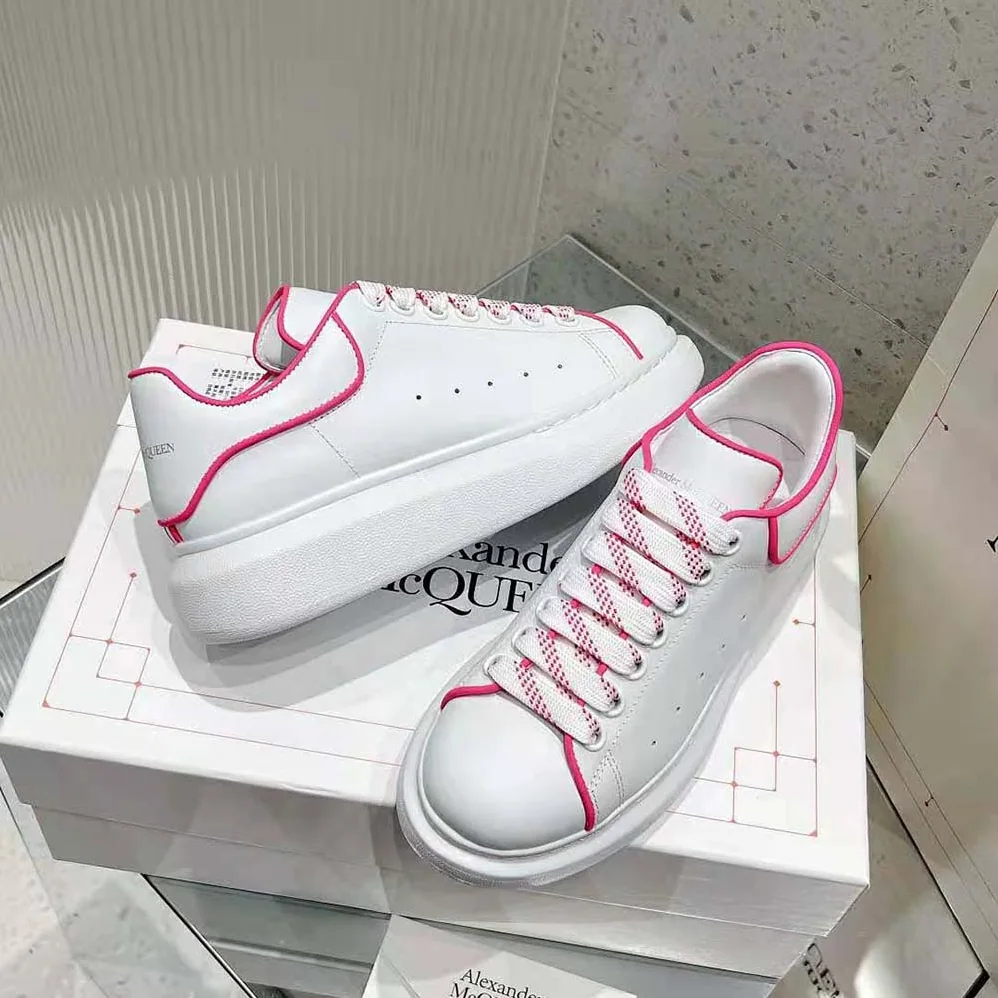 Alexander Mcqueen Oversized Sneaker in Neon Pink for Women