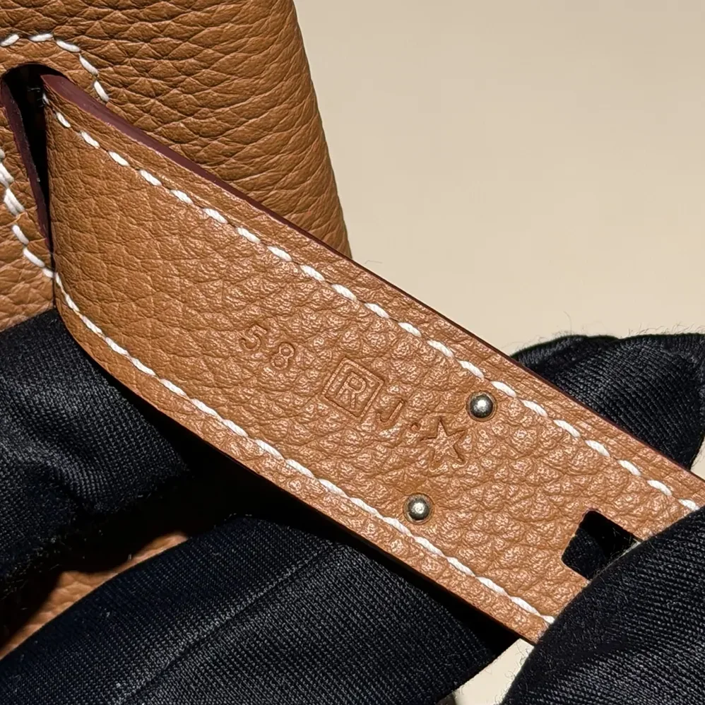Hermes Togo So Kelly 22 Palladium Hardware for Unisex in Brown