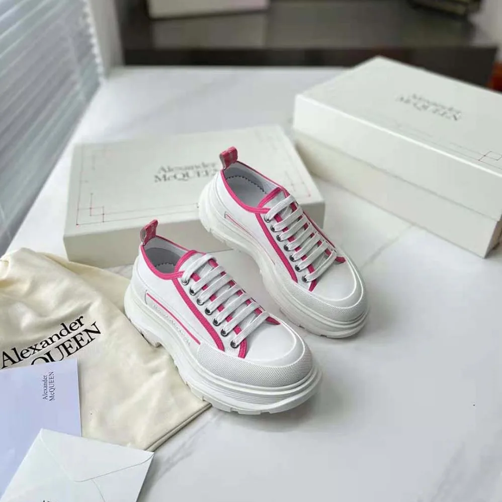 Alexander Mcqueen Tread Slick Lace for Women in up in Pink