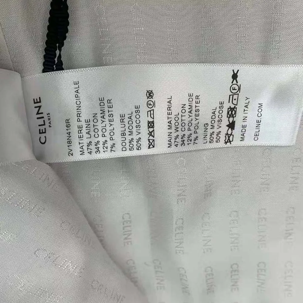 Celine Cardigan Jacket in Wool Natté for Women Celine Cardigan Jacket in Wool Natté for Women