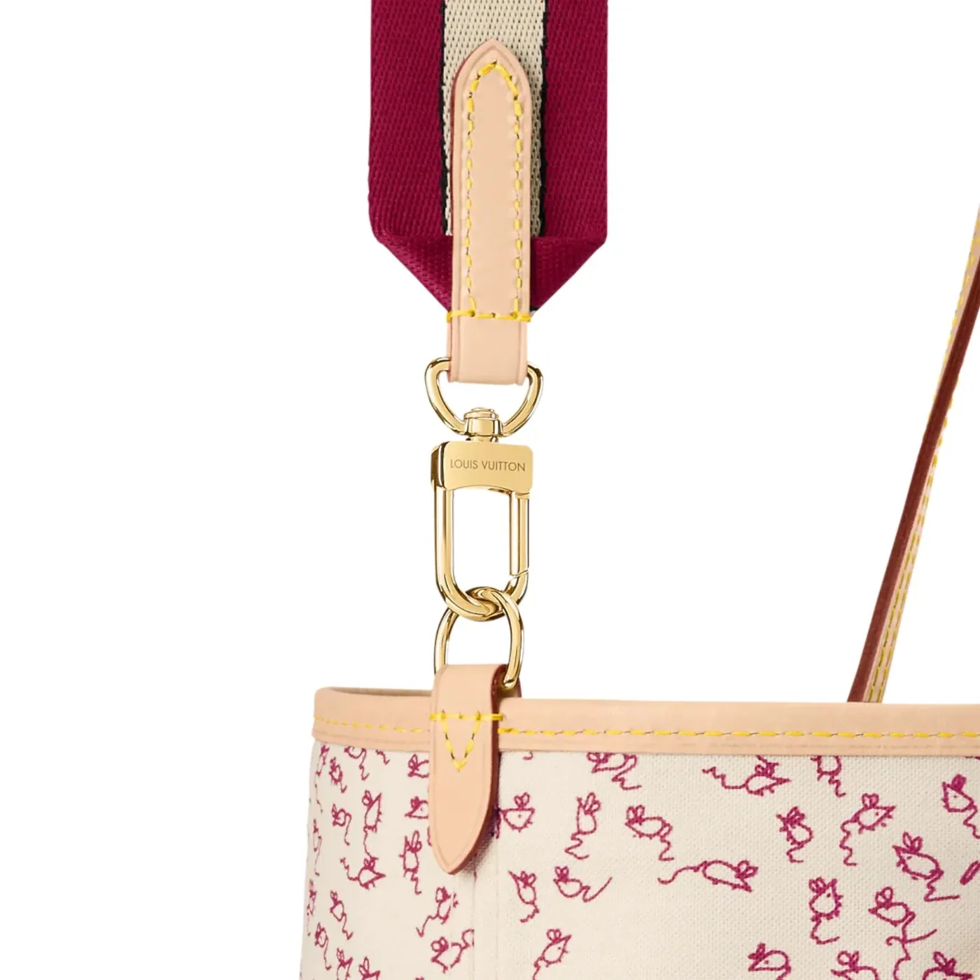 Louis Vuitton Neverfull Inside Out GM Tote Bag in Beige Monogram Gold Hardware