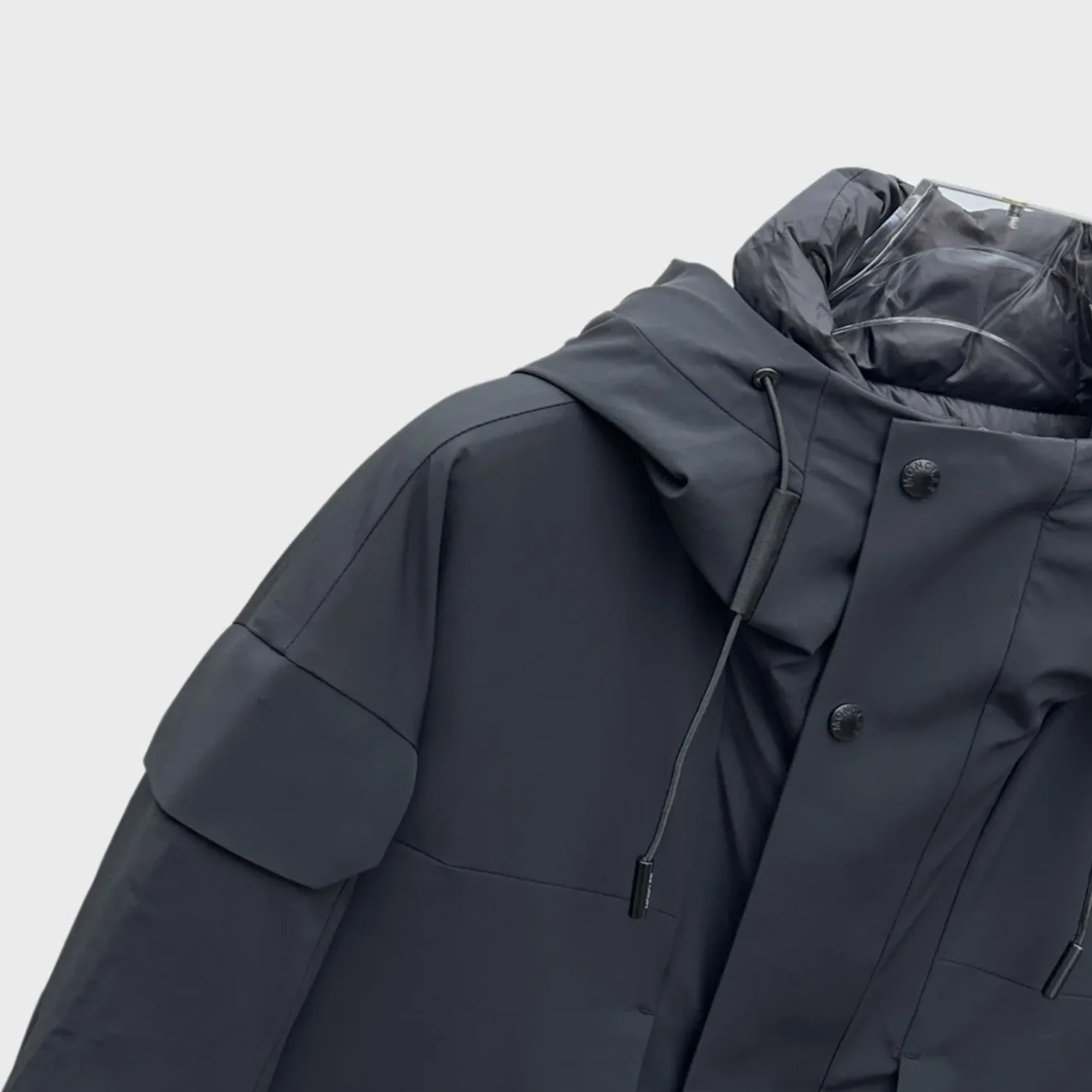 Moncler Technical Hooded Jacket Black Moncler Technical Hooded Jacket Black