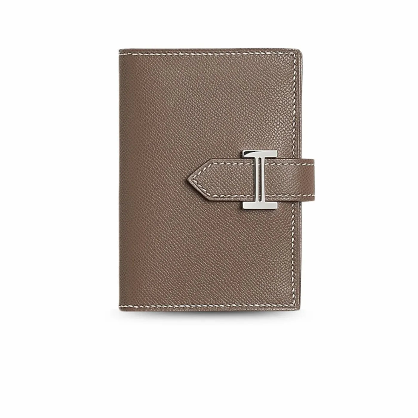 Hermes Bearn Mini Wallet Étoupe /