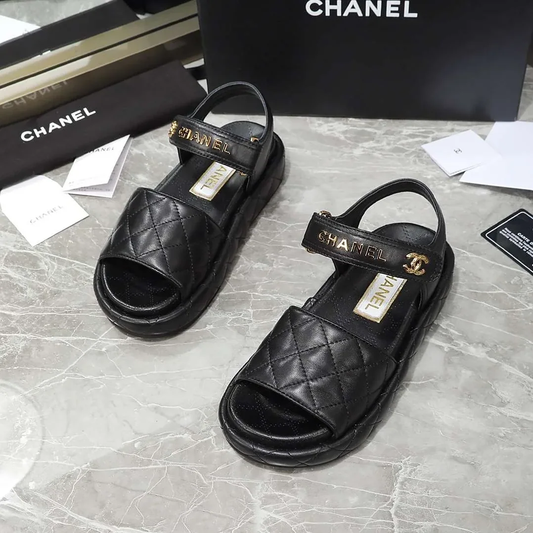 Chanel Sandal Black