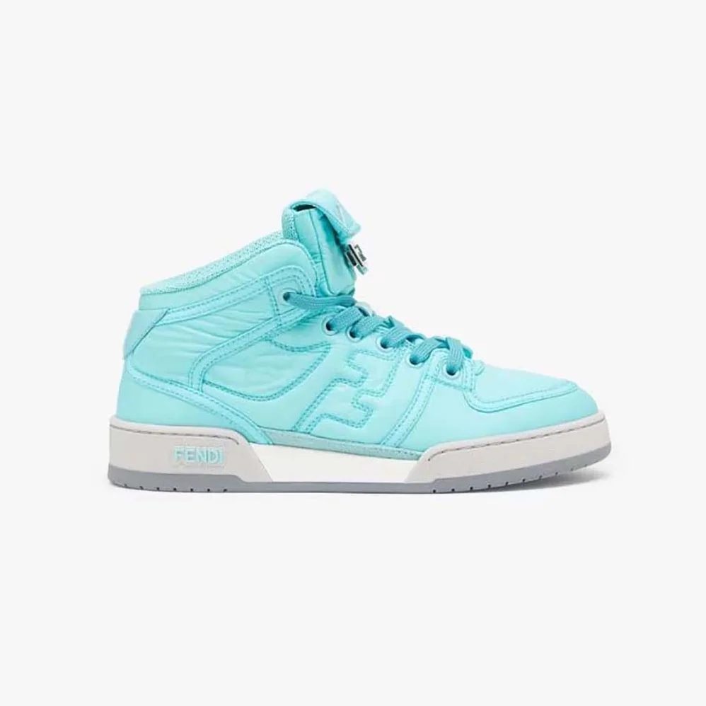 Fendi Match Turquoise Nylon High for Unisex in Tops Fendi Match Turquoise Nylon High for Unisex in Tops