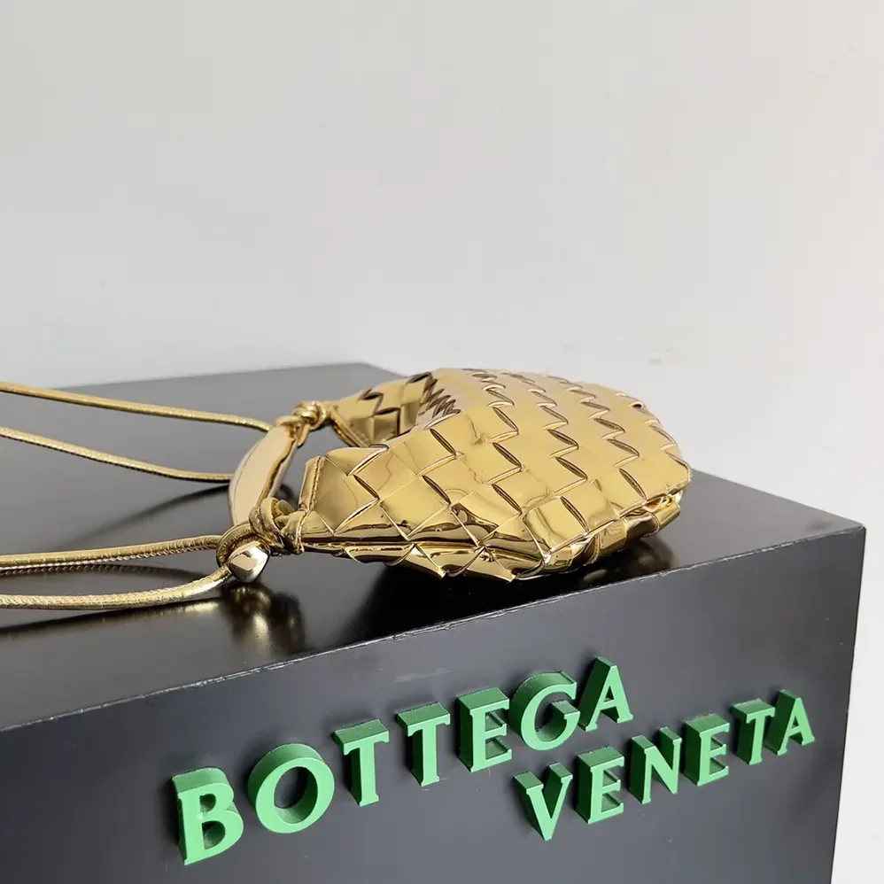 Bottega Veneta Baby Sardine for Women in Gold Bottega Veneta Baby Sardine for Women in Gold