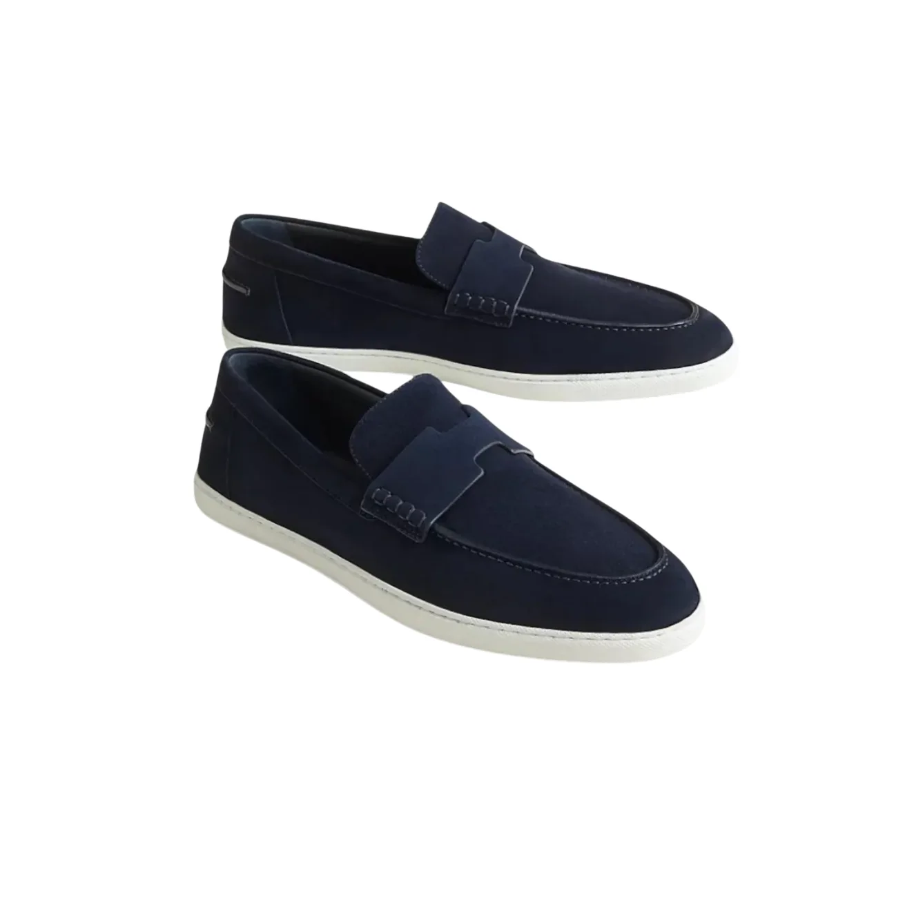 Hermes Job Loafers Marine Hermes Job Loafers Marine